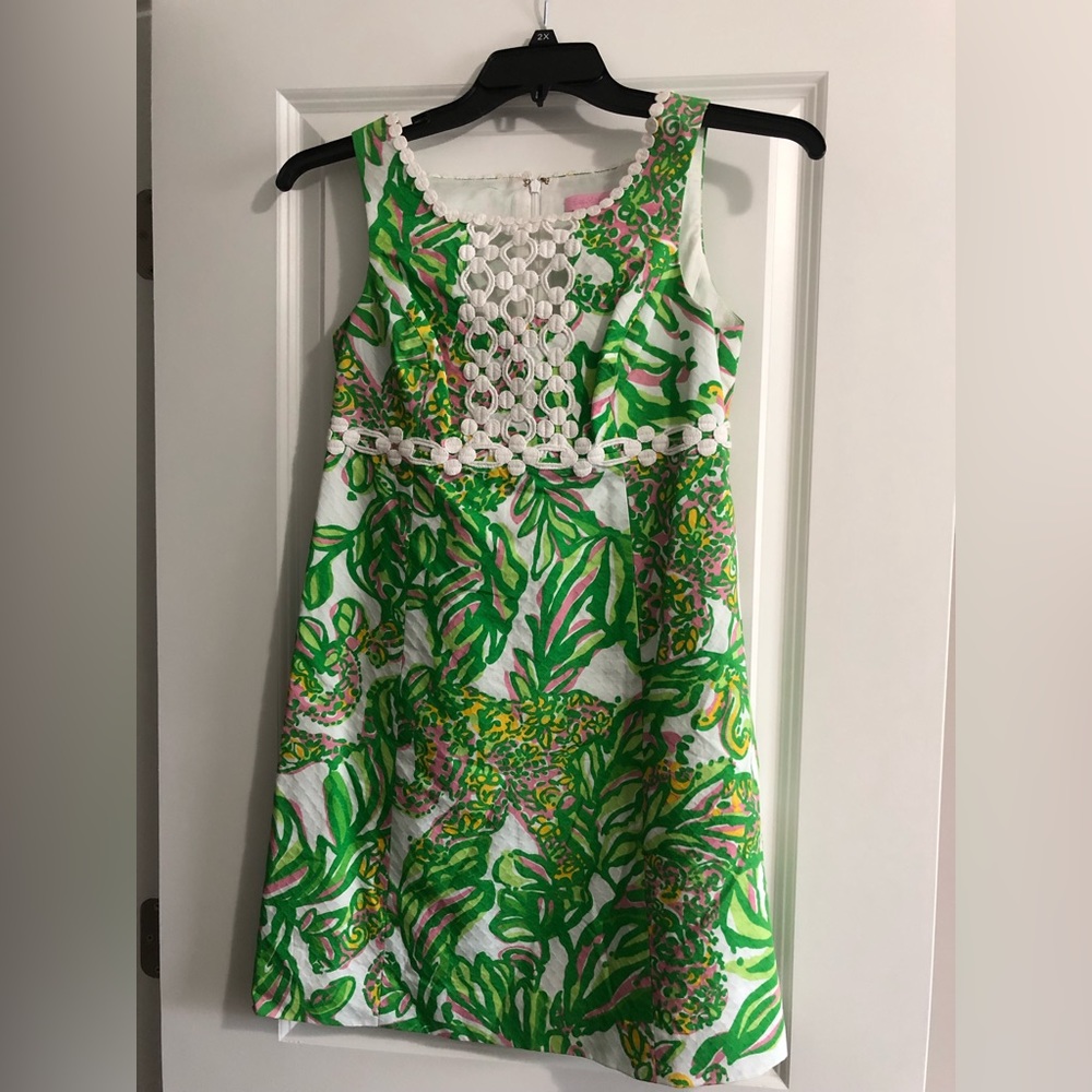 Zip up Lilly Pulitzer midi dress